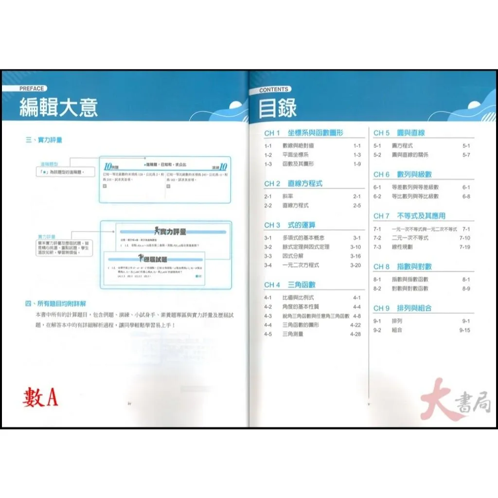 全華技高『升科大四技 數學總複習講義』數學A 數學B 數學C 高職
