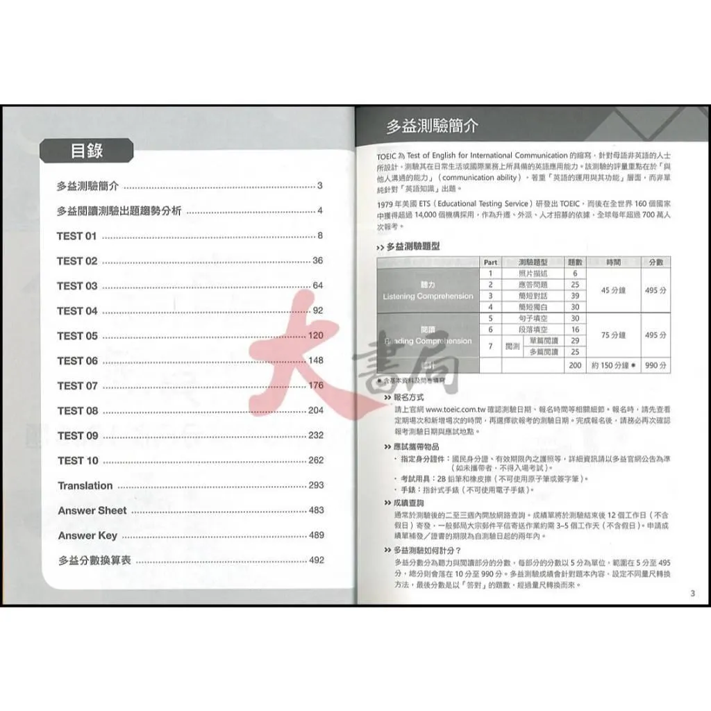 寂天 NEW TOEIC『新制多益閱讀高分金榜演練』關鍵10回滿分模擬1000題