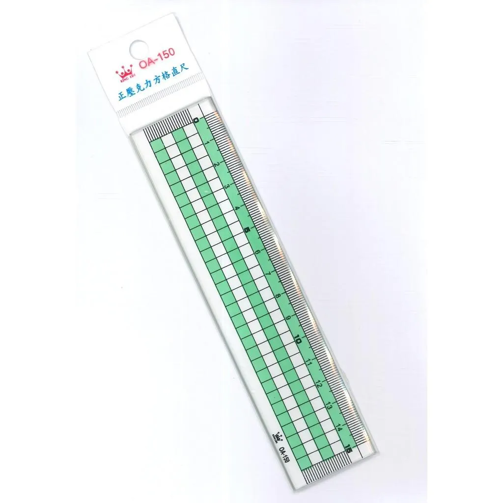 文具 徠福 壓克力方格直尺 15cm 20cm 30cm 製圖、畫線、測量 ●大書局 快速出貨 升學網路書店!!