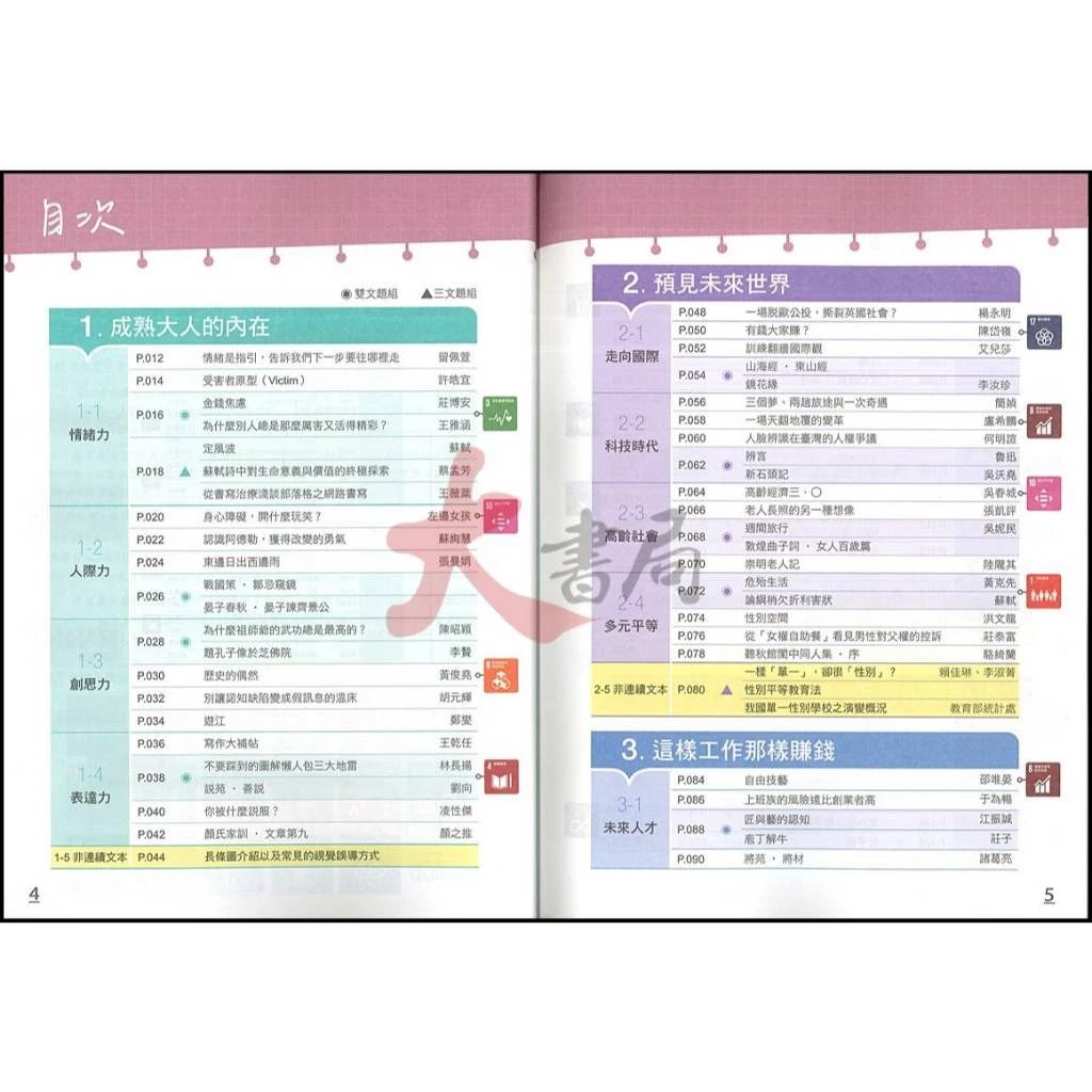《統測國文》龍騰技高『青春筆記─閱讀未來2.0』統測閱讀 PISA 閱讀測驗 寫作