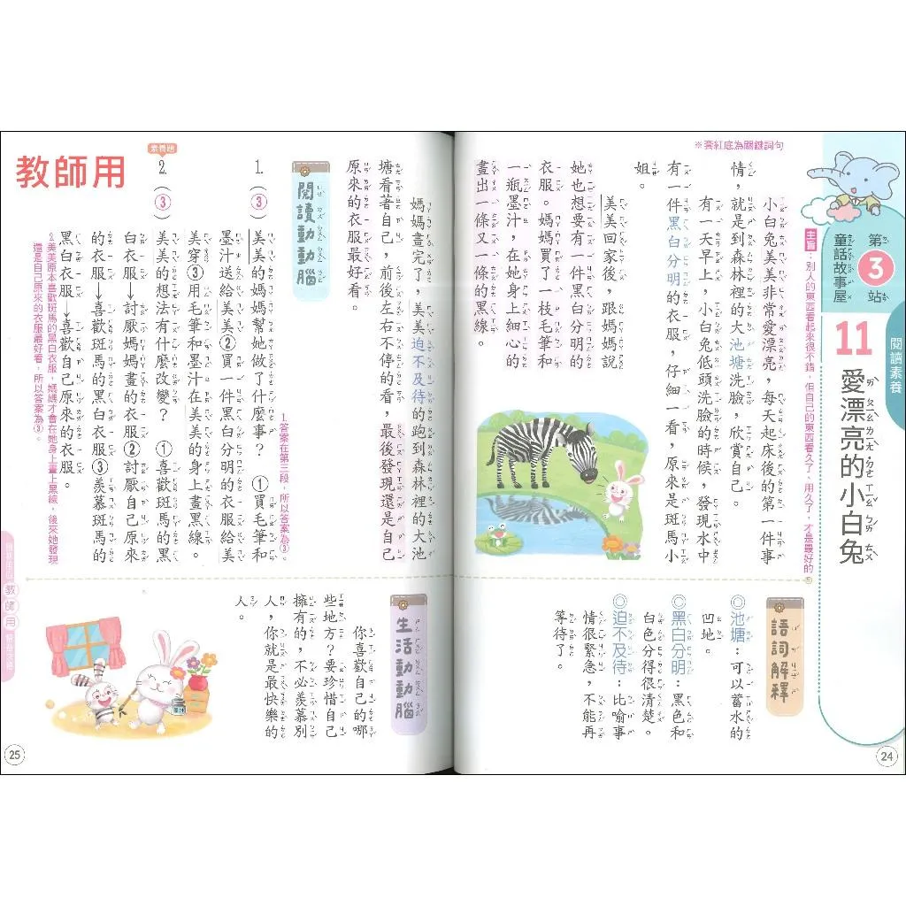翰林國小『 閱讀小達人』低年級、中年級、高年級 閱讀理解 閱讀測驗 閱讀素養