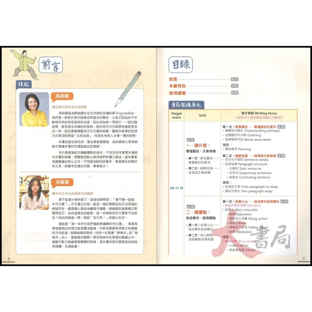 寂天『超核心大考英文寫作』八招大造作文即戰力 作文練習 作文範例 練習題 寫作技巧
