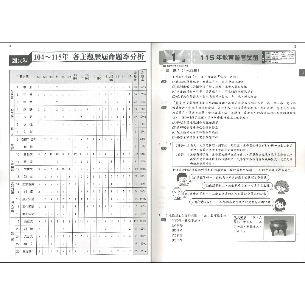 【116會考】康軒國中『歷屆試題』104-115年 會考考古題 會考題庫 會考練習 實戰題本 歷屆試題套書