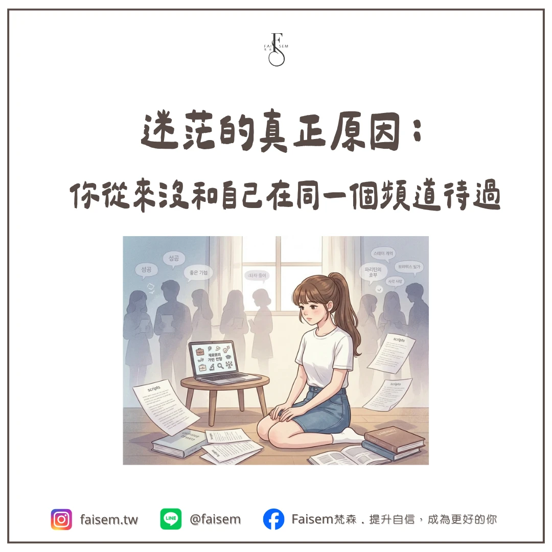 迷茫的真正原因:你從來沒和自己在同一個頻道待過