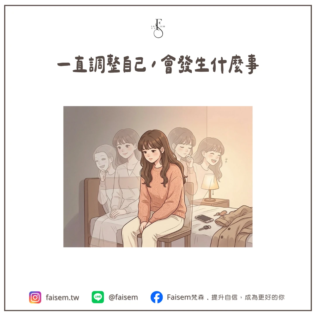 一直調整自己,會發生什麼事