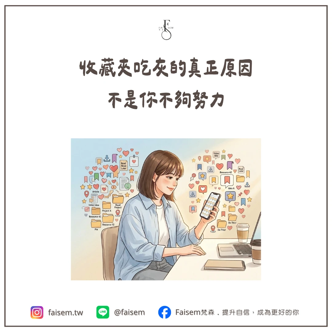 收藏夾吃灰的真正原因,不是你不夠努力