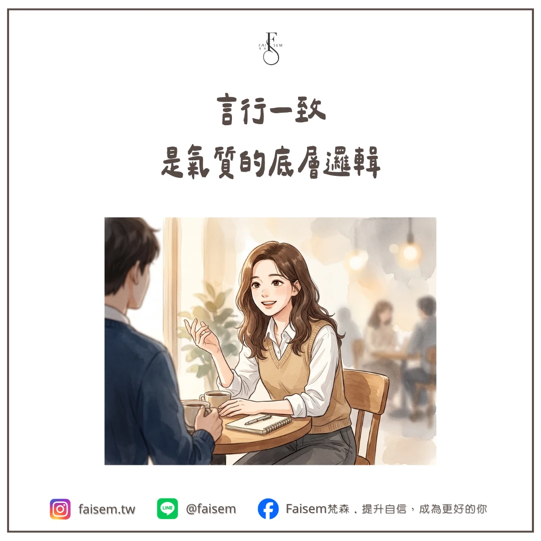言行一致,是氣質的底層邏輯