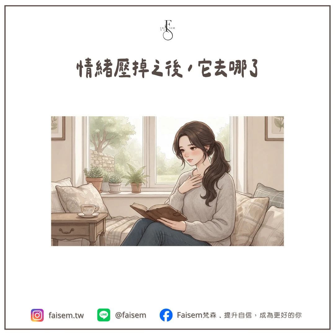 情緒壓掉之後,它去哪了