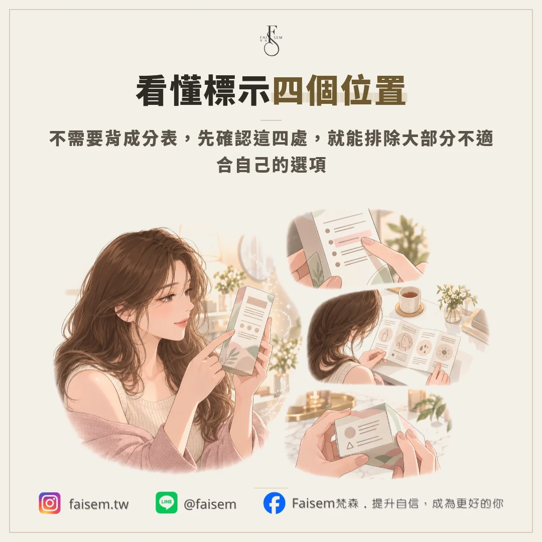 買之前怎麼看標示?四個位置先確認