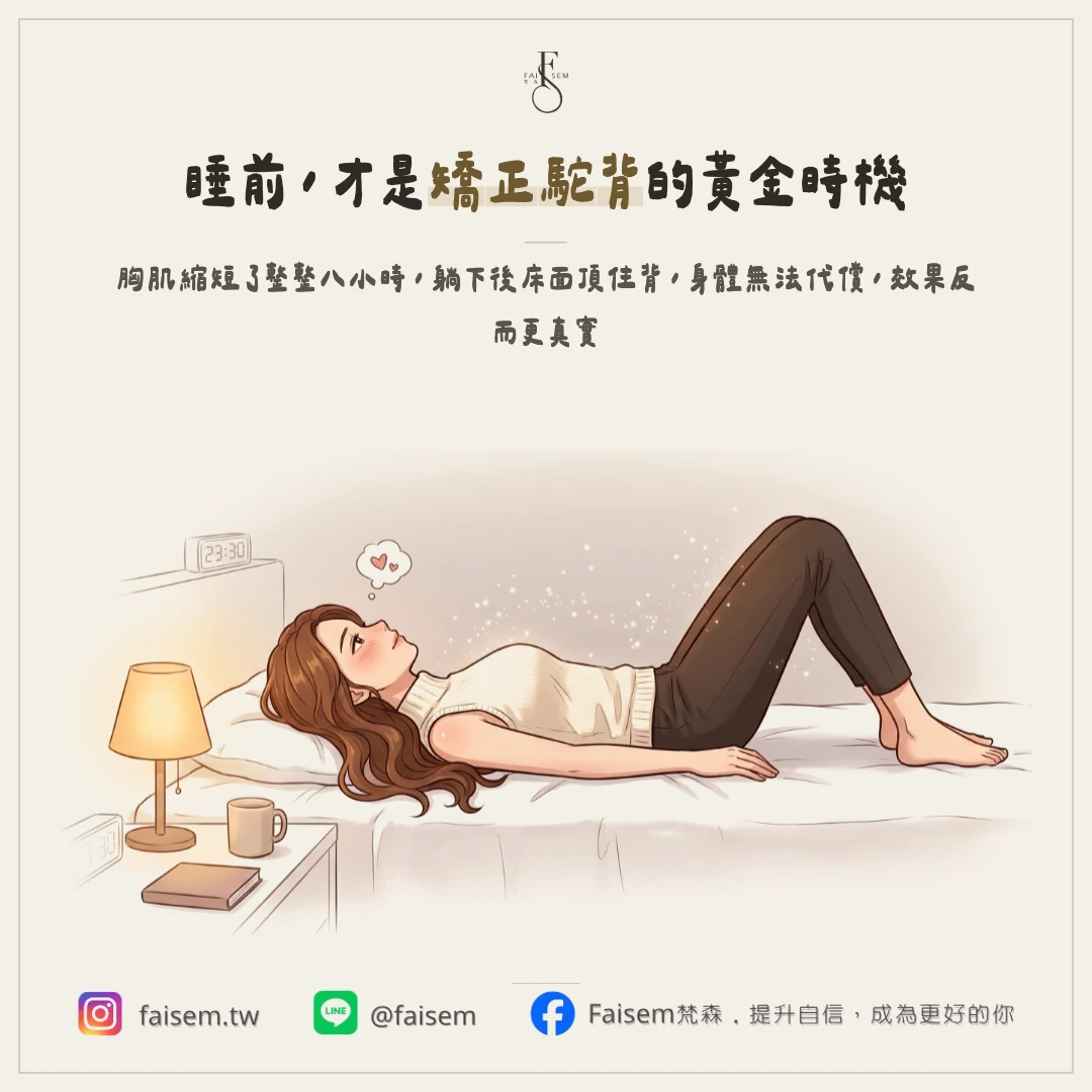 為什麼睡前反而是練體態的好時機
