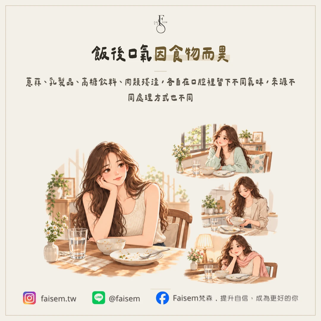 飯後口氣，先看是吃了什麼