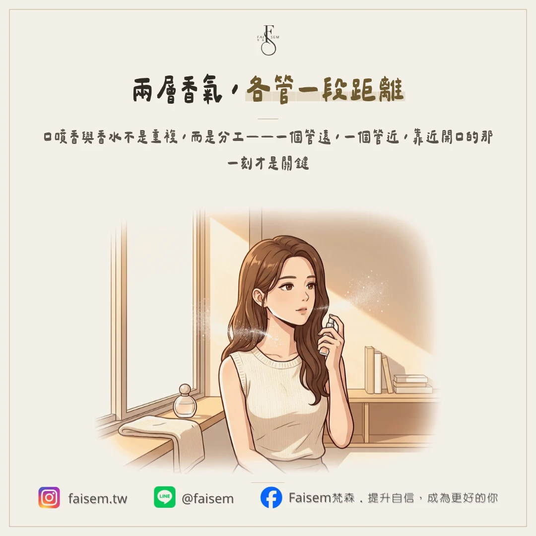 口噴香和香水要一起用？先搞懂這兩層，靠近的時候才不慌｜梵森