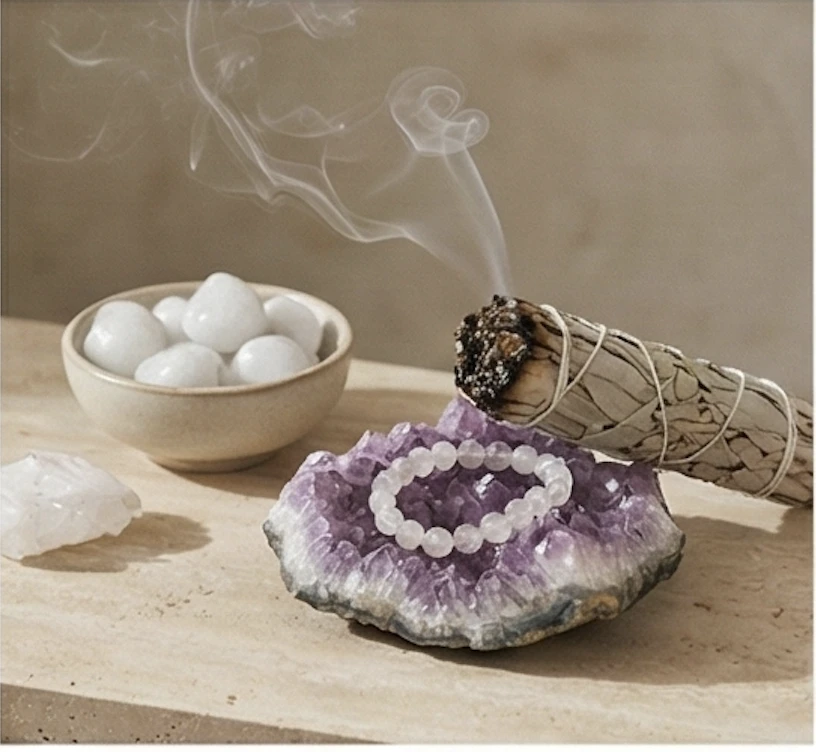 水晶累了嗎？5種居家溫柔淨化法，找回晶礦的透亮光采