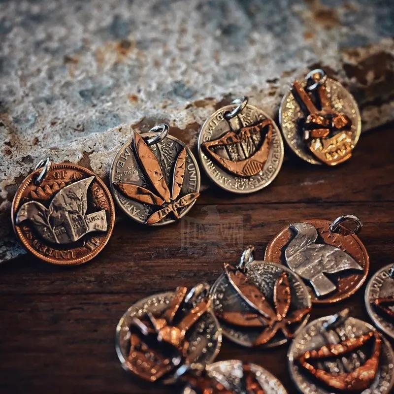 【HawK Vintage】North Works 麻葉 / 嘴唇 /  YA / 和平鴿  銀幣 N- 601 607