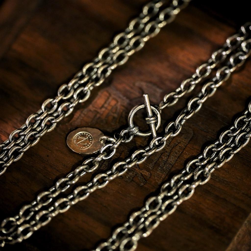【Hawk Vintage】North Works 經典OT扣 T Chain 項鍊 銀鍊 T字鍊 T字扣 TBM