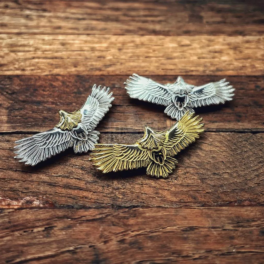 【HawK Vintage】日本手造 La Key 木賀しん 全銀 老鷹 迷你鷹 Eagle Mini 掛墜 項鍊 鍊組