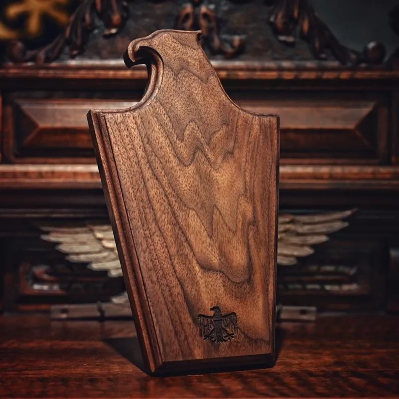 【HawK Vintage】特注 HawK 鷹首 WooDisplay 項鍊 銀飾 銀器 羽毛 老鷹 展示架 HK- 09