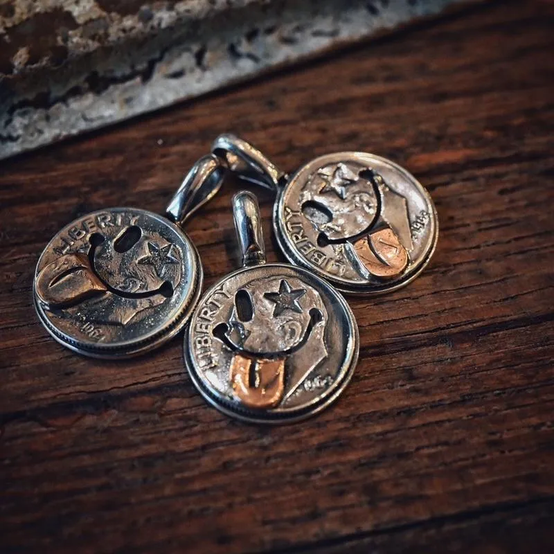 【HawK Vintage】North Works 銅幣 吐舌 星星 項鍊 N- 624