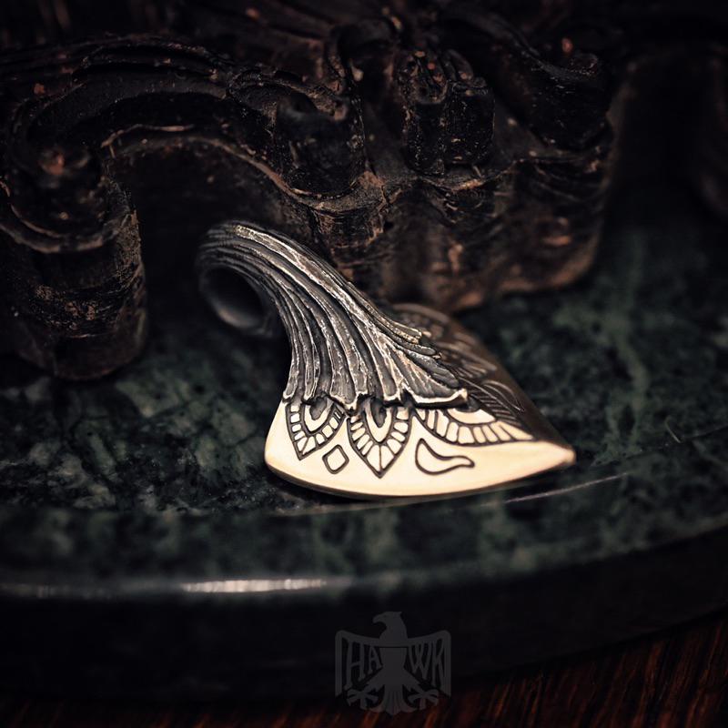 【HawK Vintage】日本手造 Jango 金丸晉也 曼陀羅 箭頭 葉刀 矛頭 項鍊 吊墜 LEAF KNIF