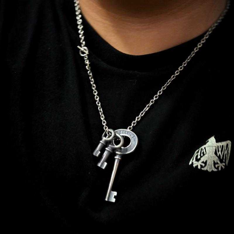 【HawK Vintage】金丸晉也 Jango 日本手造 純銀 古董 鑰匙 Jnt 36A 37A 37B