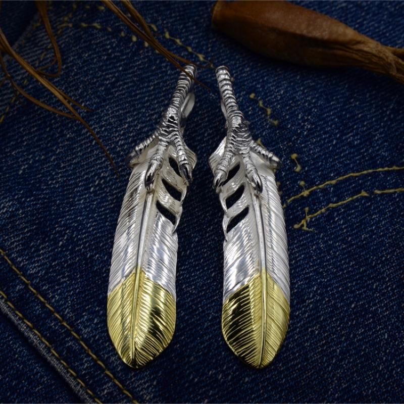 【HawK Vintage】KenKikuchi 菊地健 銀爪先金羽毛