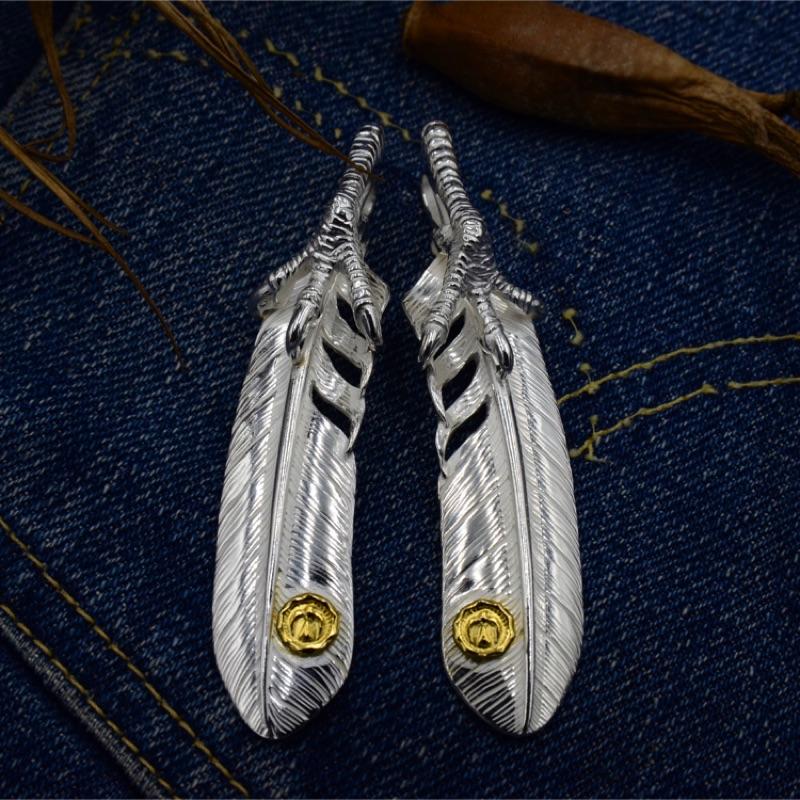 【HawK Vintage】 KenKikuchi 菊地健 銀爪點金羽毛