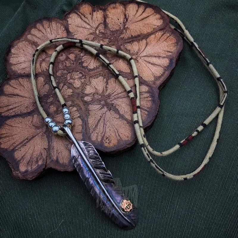 【HawK Vintage】YVES 古布繩｜田菱格泥染｜串珠 項鍊 Goros 菊地健 La Key 羽毛 銀器 適用