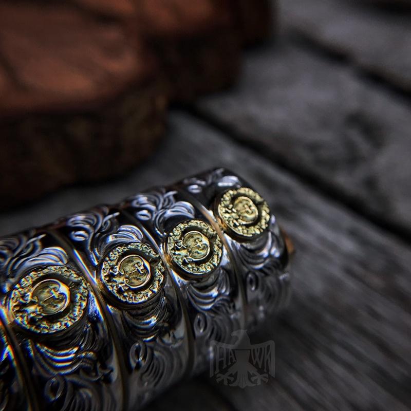 【HawK Vintage】Dear Blossom 唐草 月牙 點金 平打戒 戒指 目錄隱藏款 I 1909