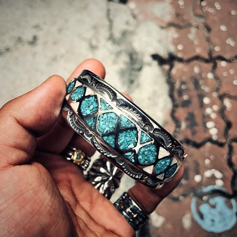 【HawK Vintage】Mt.Hill 松石 Loop Cuff 松石 打印 手鐲 手環