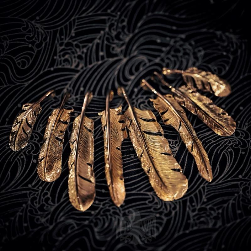 【HawK Vintage】特注 Yusuke Kosaka 小坂 雄介 K18 Feather 金羽 訂製 項鍊