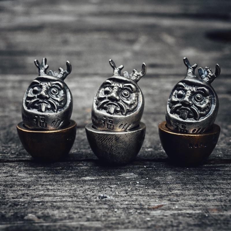 【HawK Vintage】福神 達摩 不倒翁 塊根 象牙宮 植物 銀器 擺件