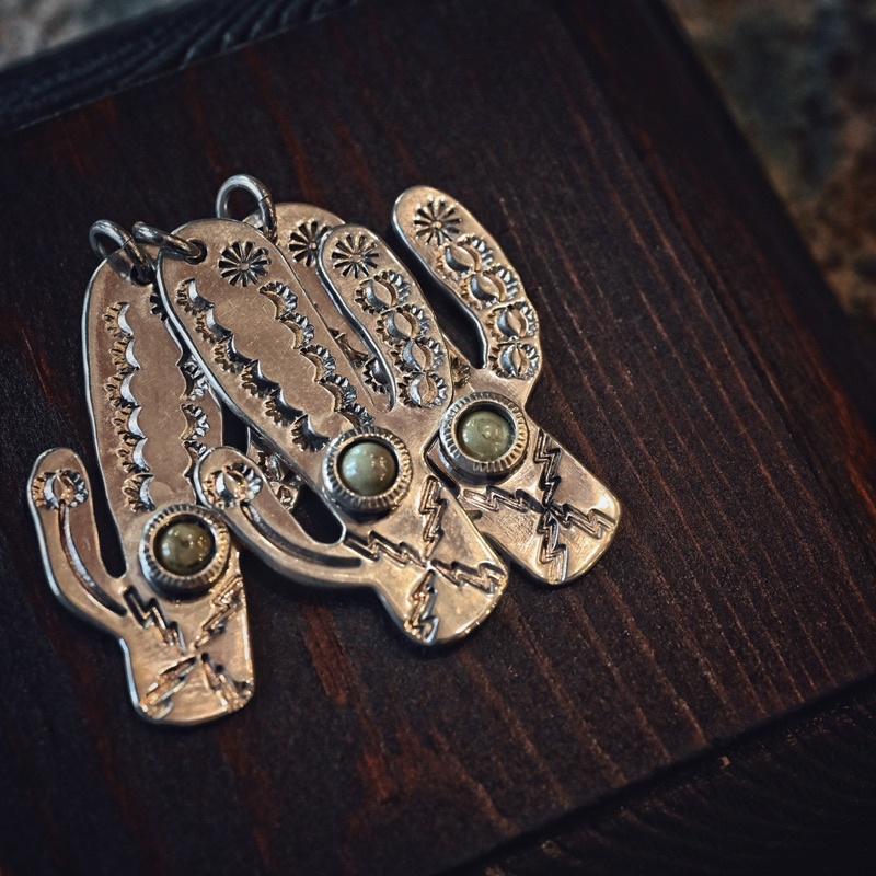 【HawK Vintage】North Works 別注 官網隱藏款 仙人掌 松石 打印 項鍊
