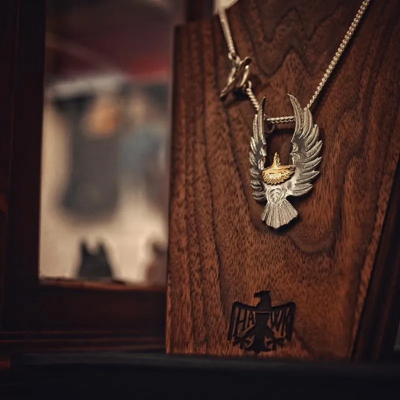 【HawK Vintage】Dear Blossom 手雕 金頭 月牙鷹 老鷹 飛鷹 E 004