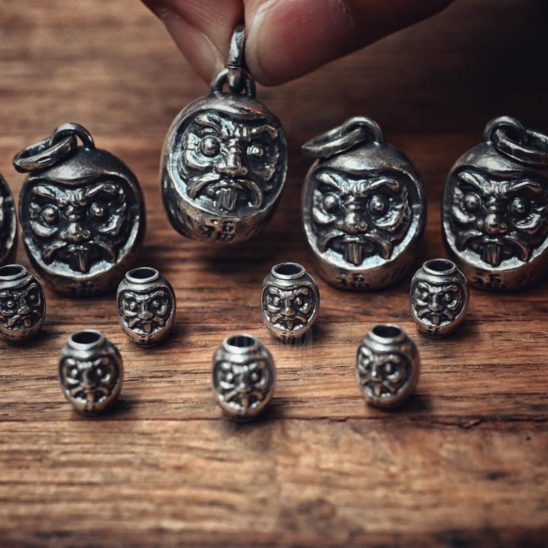 【HawK Vintage】福神 達摩 銀器 吊墜 鑰匙圈 項鍊