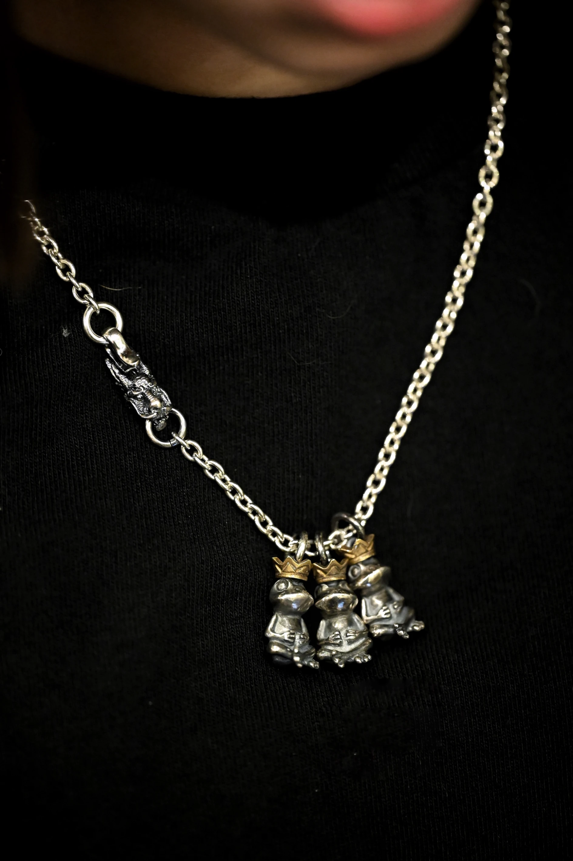 【HawK Vintage】｜光嵐·龍頭｜日本手造 龍鏈 丸鏈 銀鏈 項鏈 Chain- 1