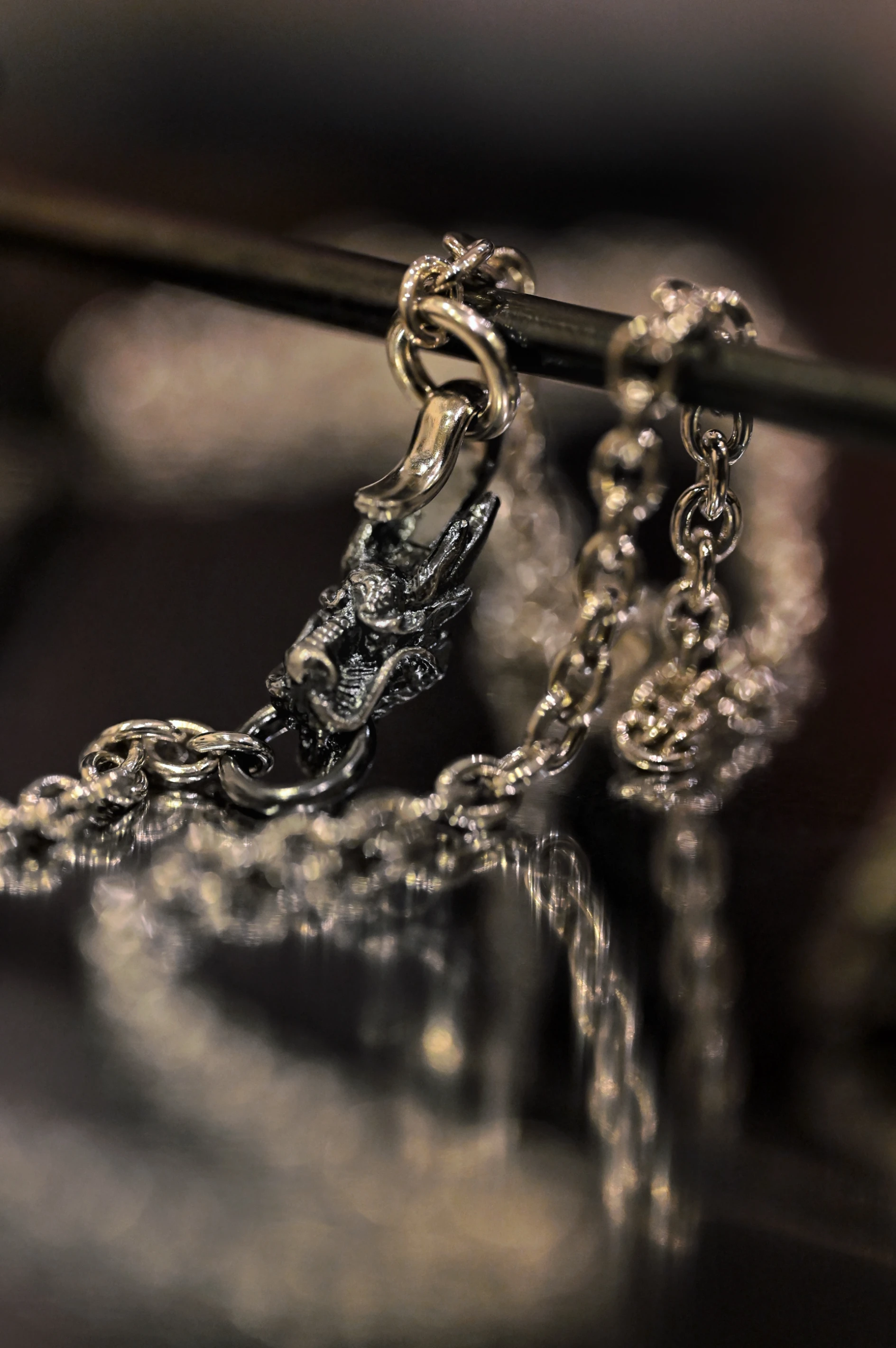【HawK Vintage】｜光嵐·龍頭｜日本手造 龍鏈 丸鏈 銀鏈 項鏈 Chain- 1