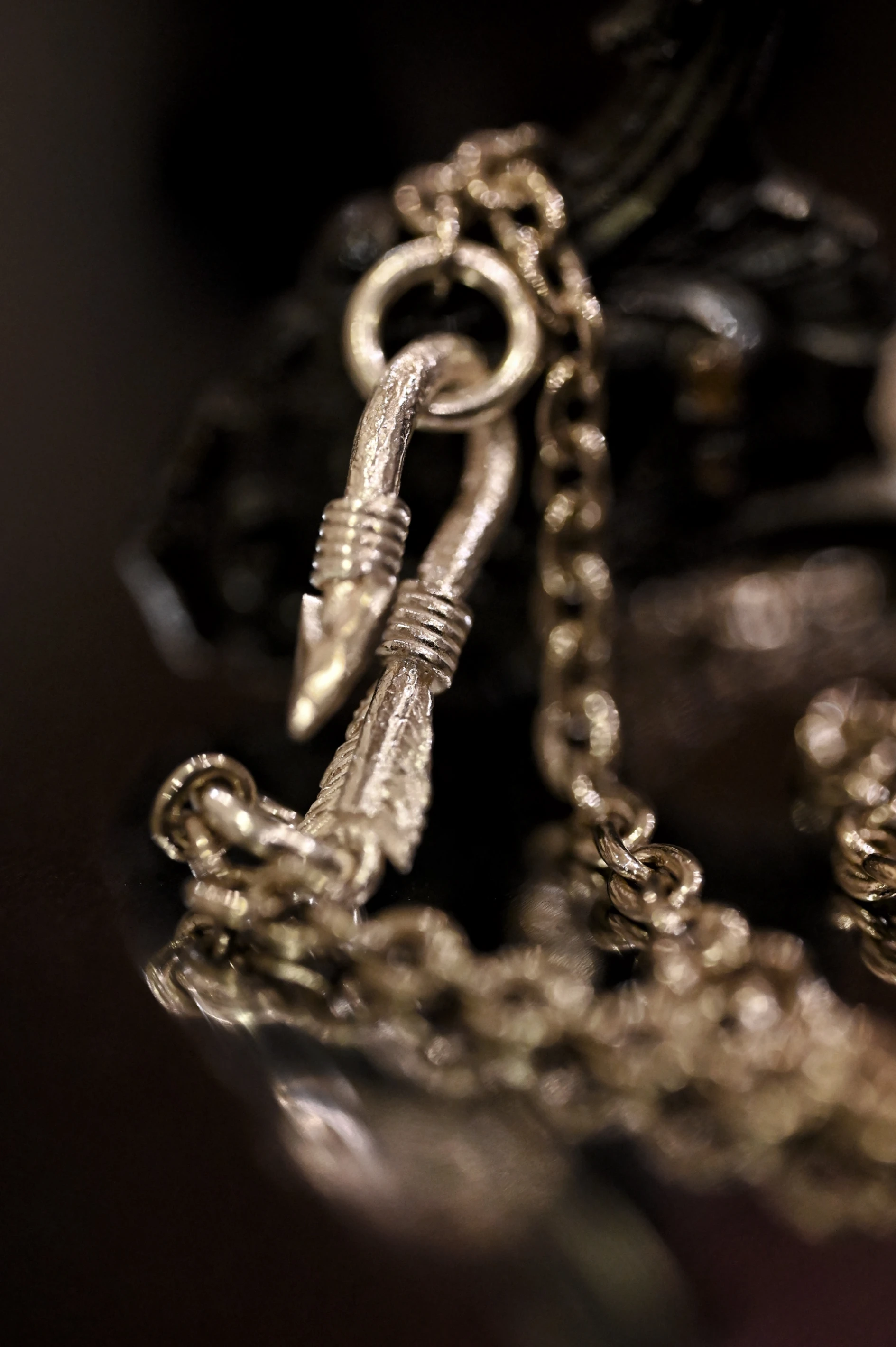 【HawK Vintage】｜光嵐·龍頭｜日本手造 箭矢 丸鏈 銀鏈 項鏈 Chain- 30