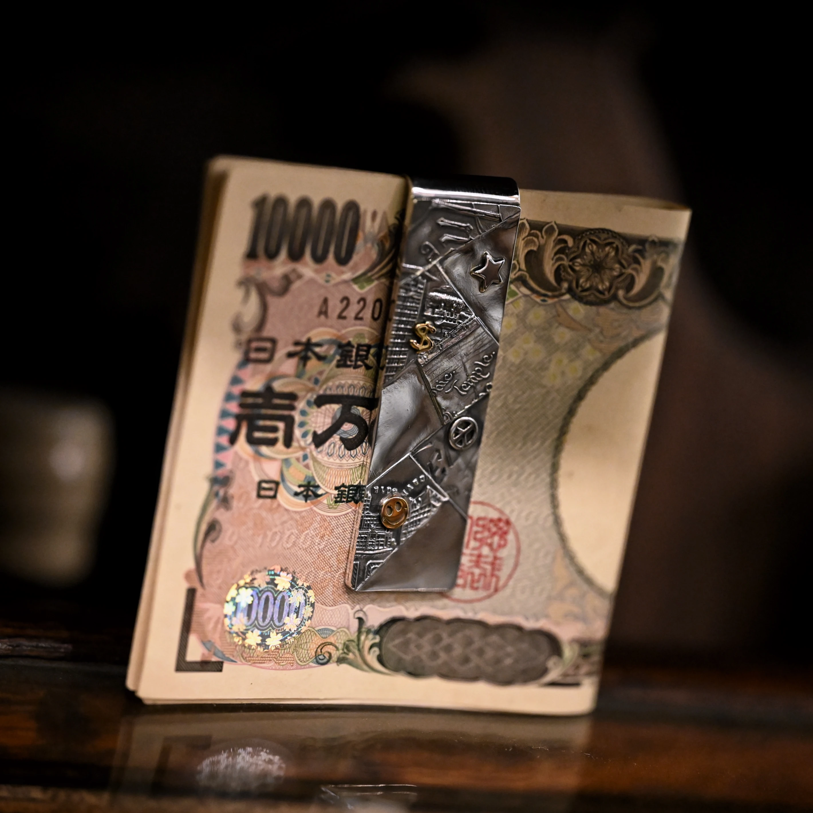 【HawK Vintage】｜Blind Man Togs｜ BMT 古董重製 Money clip 雙點金 雙點銀 鈔票夾
