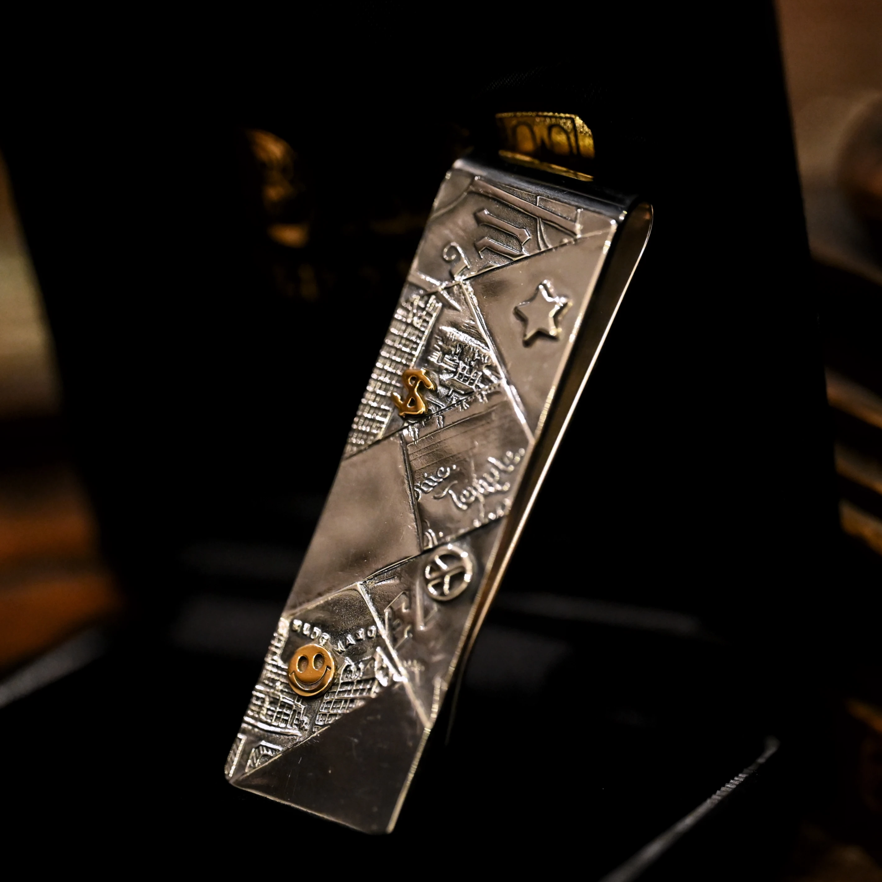 【HawK Vintage】｜Blind Man Togs｜ BMT 古董重製 Money clip 雙點金 雙點銀 鈔票夾
