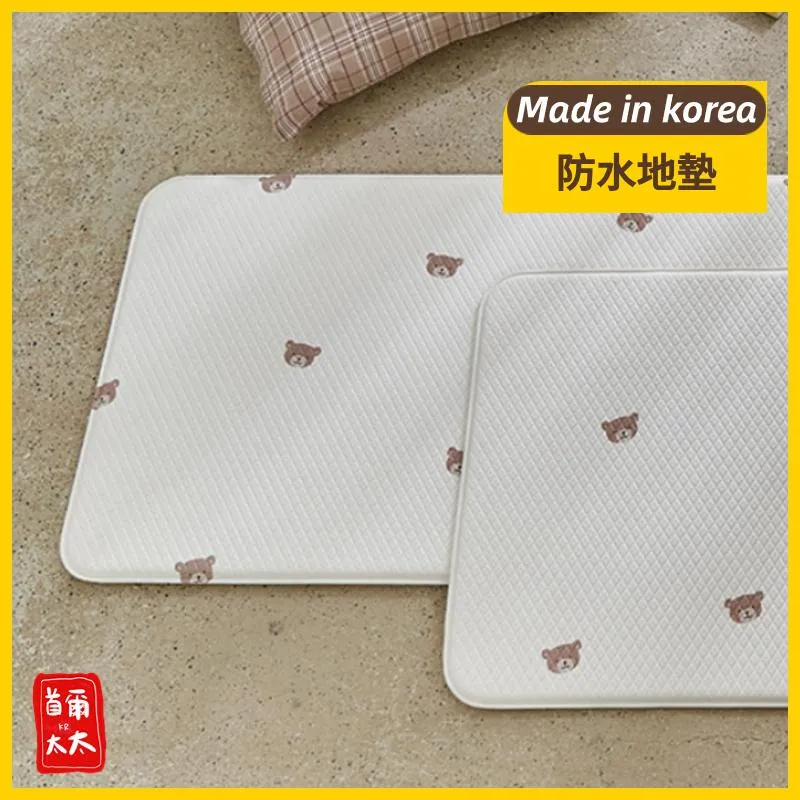 超卡哇依 🐻泰迪熊 pvc 防水地墊 雙面多用途 廚房 臥室