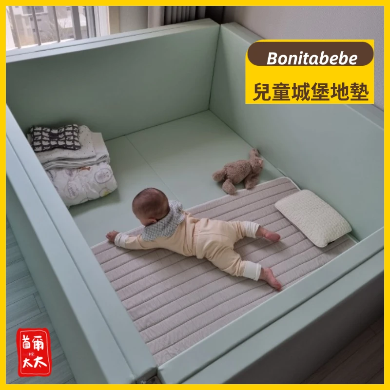 Bonitabebe 🫧城堡地墊 寶寶睡墊 兒童睡墊 城堡睡墊 圍欄睡墊 100%韓國官網出貨