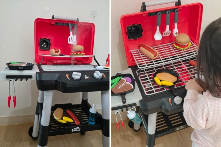 空運直寄✨ 居家烤肉組 辦家家酒玩具 仿真BBQ玩具 韓國玩具