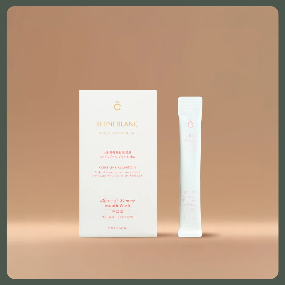 SHINE BLANC 潔淨清新漱口水-清香蘋果(隨身包30入)