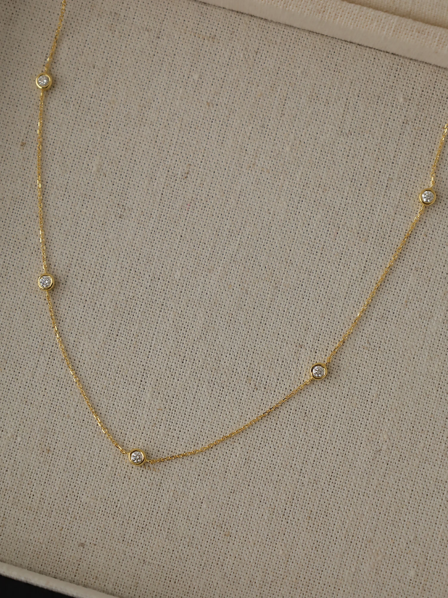 18K Wuli賺鑽項鍊