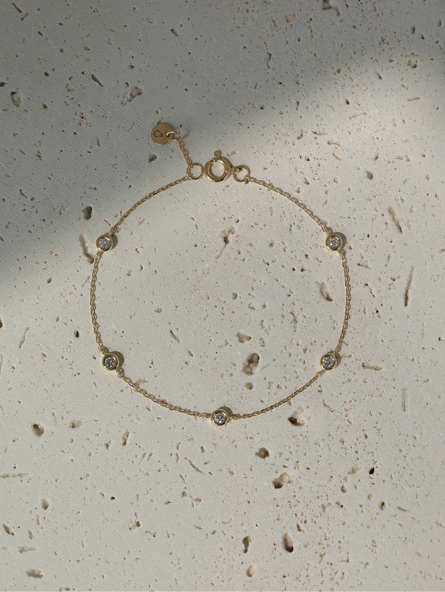 18K Wuli賺鑽手鍊