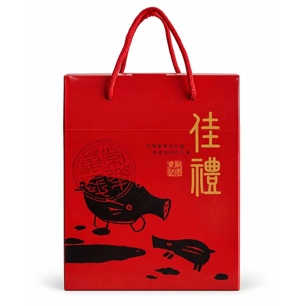 加購 空手提紙盒 21x7x27cm (小豬款)