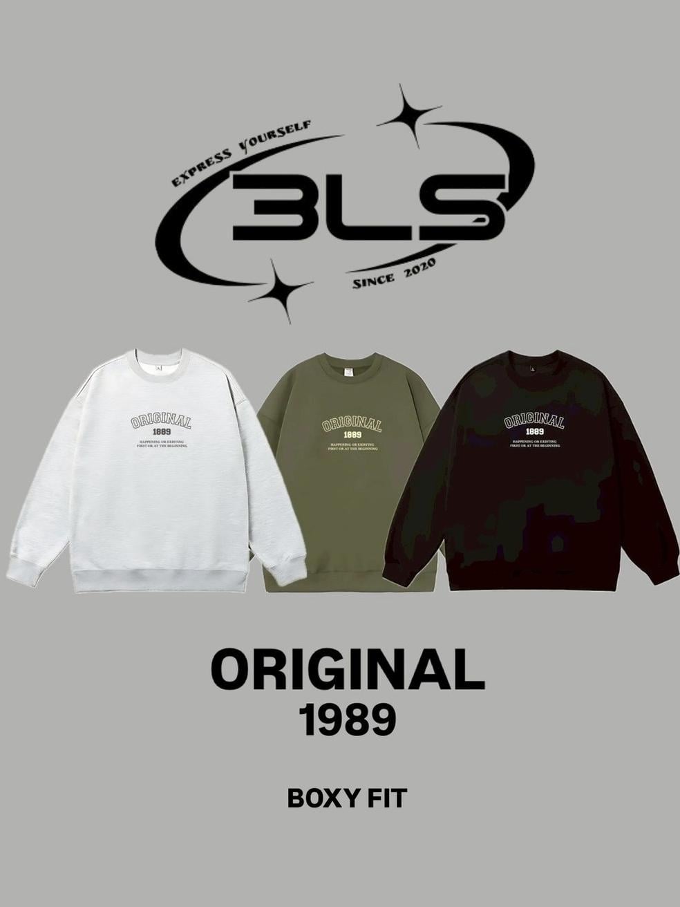 ■3LINE.S■BOXY版型 短寬 大學T ORIGINAL 男女不拘