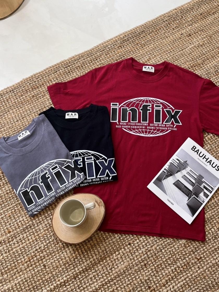 ■3LINE.S■INFIX 純棉材質 7.6OZ 短袖 短T 寬鬆版型 男女不拘(0027)