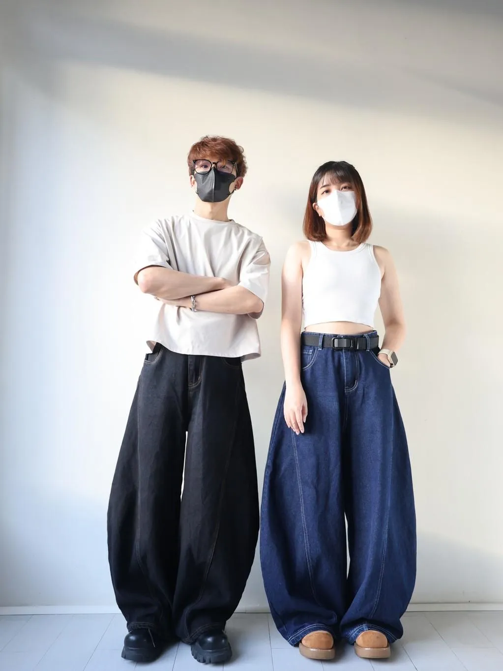 ■3LINE.S現貨■經典自訂款原牛彎刀褲 彎刀褲 YKK拉鍊 高質量 寬鬆版型 牛仔褲
