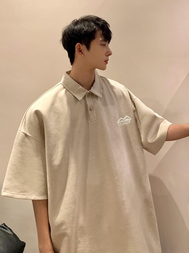 ■3LINE.S■麂皮絨短袖 短袖 復古短袖 日系短袖 麂皮 情侶裝 厚磅 男女不拘(PH003)